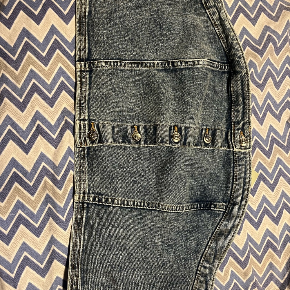 Denim Button-Up Vest